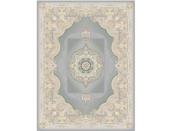 فرش 1200 شانه برجسته تراکم 3600 - کد 9561-زمینه نسکافه ای 